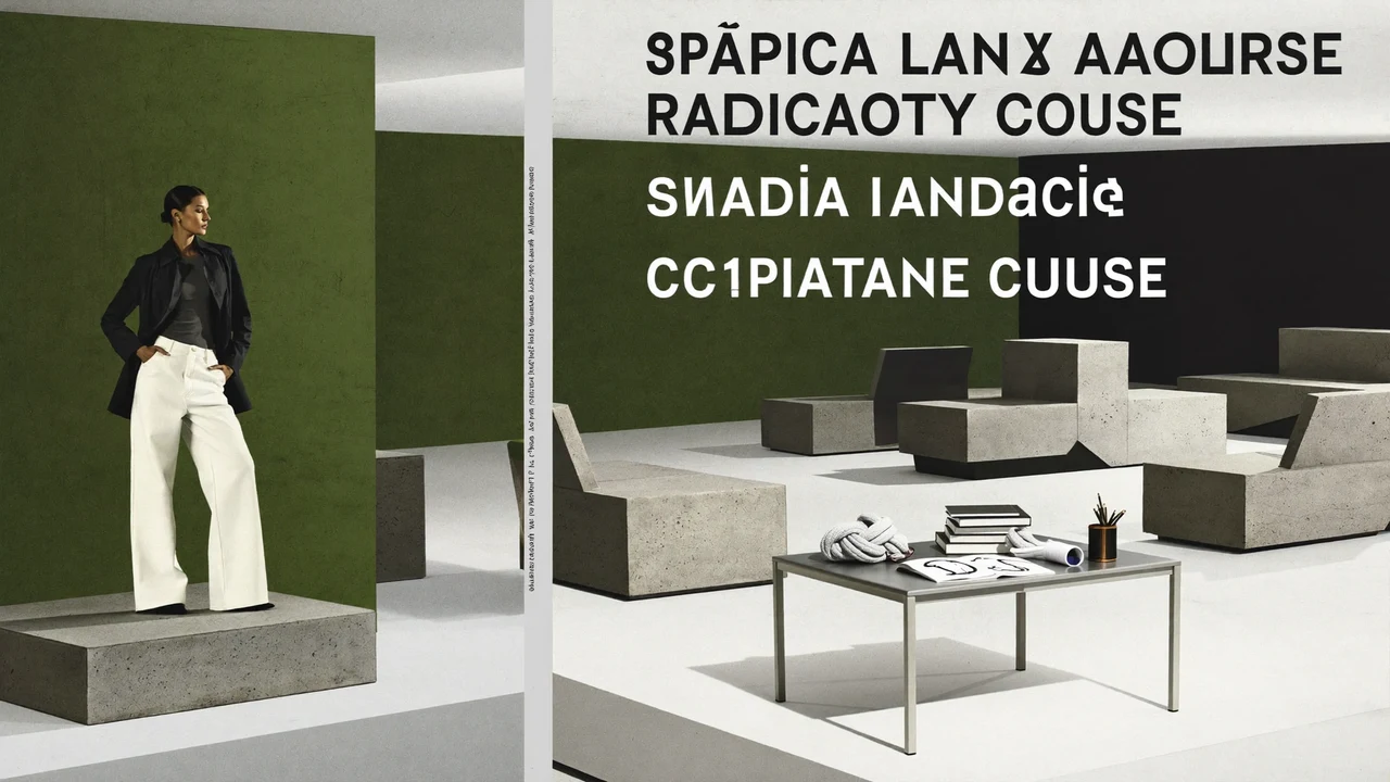 Illustrazione generata: campagna editoriale tra spagnolo e moda concettuale